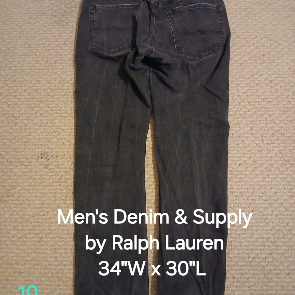 Ralph Lauren Men's Dark Gray Jeans